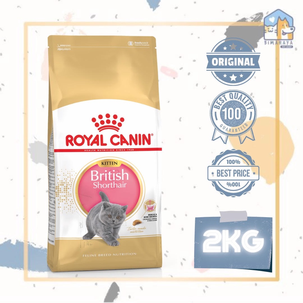 ROYAL CANIN KITTEN BRITISH SHORTHAIR 2KG FRESHPACK