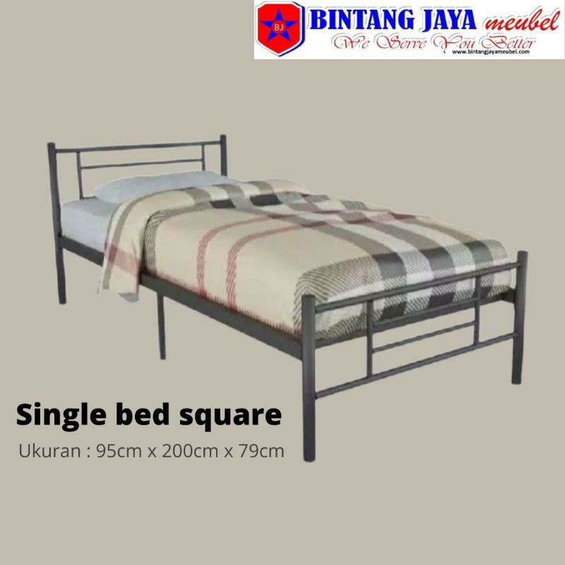 Jual Ranjang Besi Divan Besi Tempat Tidur Besi Single Bed Minimalis ...