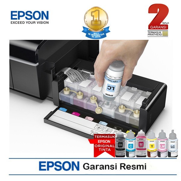 PRINTER EPSON L805 PHOTO PRINT / PRINTER EPSON L 805 PHOTO PRINT ID CARD CD DVD GARANSI RESMI