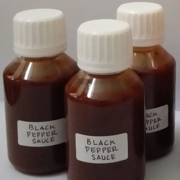 

Saus Lada Hitam/Black Pepper Sauce/Saus Black Pepper/100 gr