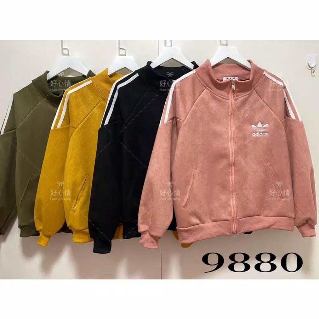 9880 Jaket Suede Adidas Import