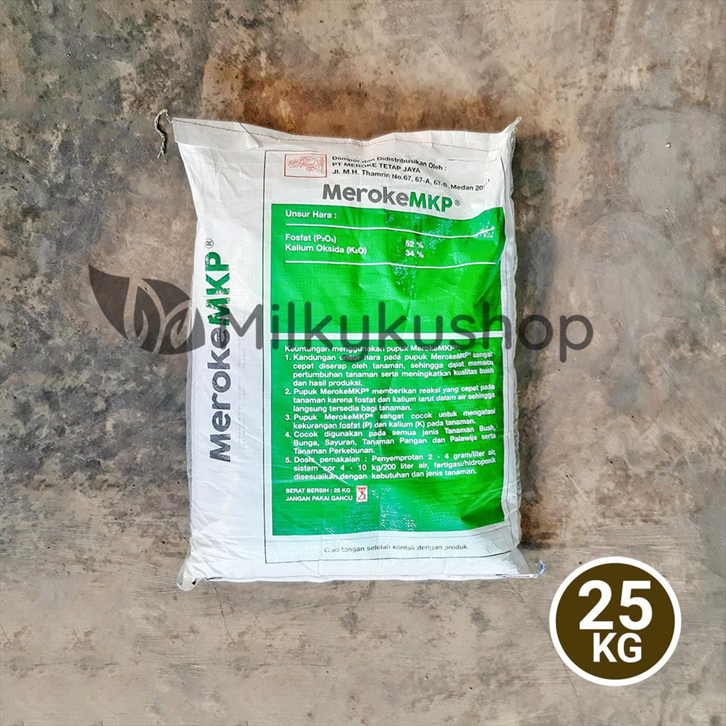 PUPUK MEROKE MKP 25 KG KEMASAN PABRIK VIA CARGO