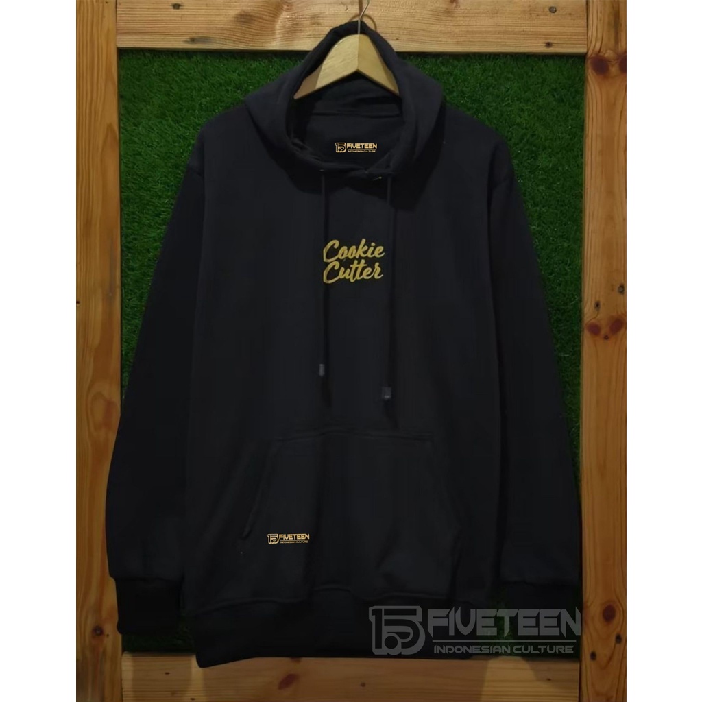 hoodie premium original warna hitam cookie cutter fifteen15 sweater hoodie distro original 15fifteen jaket pria dan wanita terbaru zipper cowok original hudie pria jumbo murah suwiter oblong cowok distro zipper hoodie pria motip