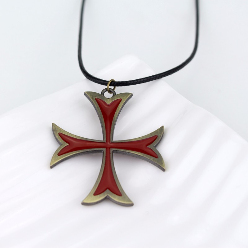 kalung Templar Salib Assassin's Creed Necklace