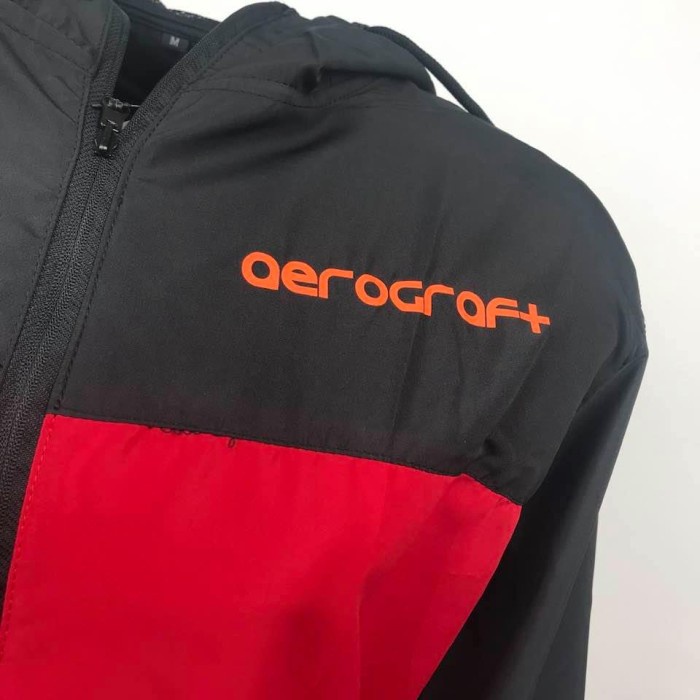 Jacket Singletrek Aerograft bahan Microfiber JSA Red