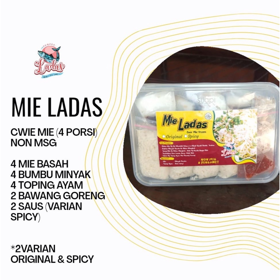 

CWIE MIE 4 PORSI FROZEN/CWIE MIE LADAS 4 PORSI LADAS
