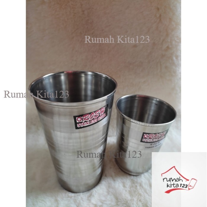 gelas stainless steel / Gelas anti karat Gelas Tango ROSH