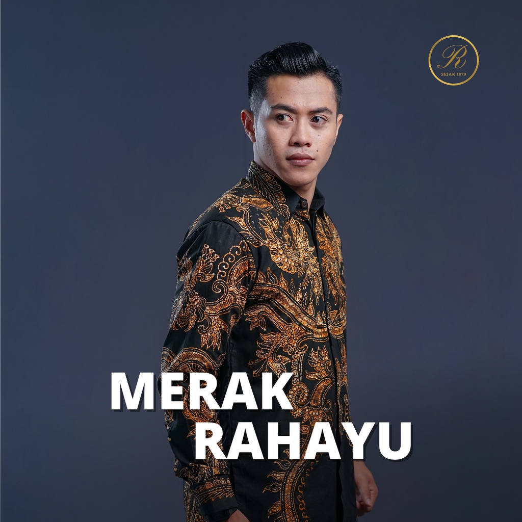 Kemeja Pria Batik Tulis Rahayu Merak Rahayu Trenggalek