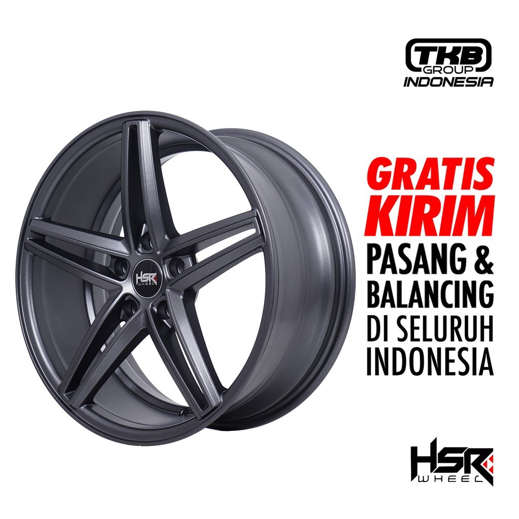 Velg mobil ring 18 HSR NE5 Hole 5X114,3 ET42 Semi Matt Grey