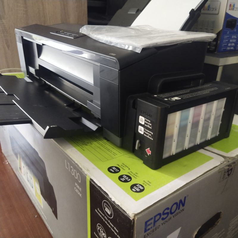 PRINTER EPSON L1300 A3 FULLSET MULUS SEGEL PRODUKSI 2021 GARANSI RESMINormal Mulus no kendala pemaka