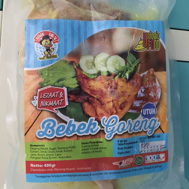 BEBEK GORENG | BEBEK FROZEN | BEBEK SAMBAL KOREK