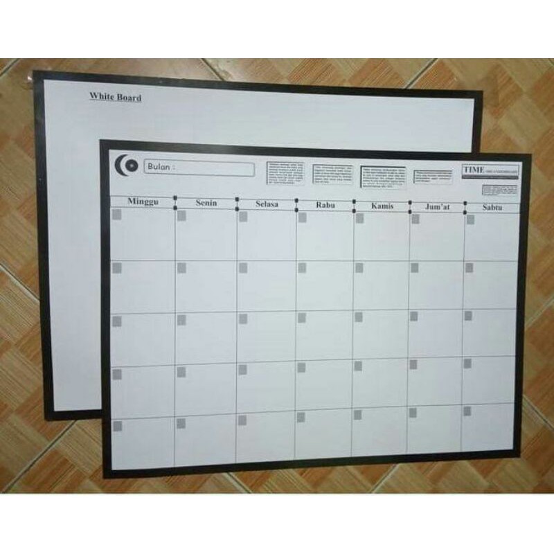 

Whiteboard lembaran karton gulung Organizer Board gulung schedule board white board gulung (satu lembar bulak balik)