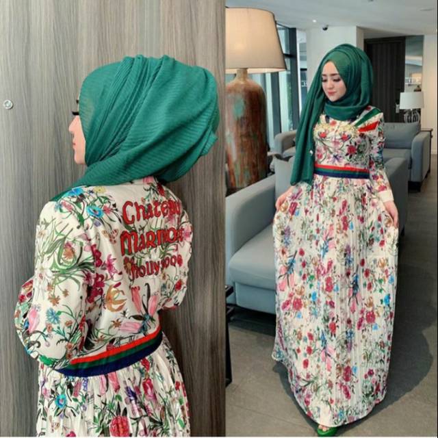 gamis Gucci premium original shellasaukia