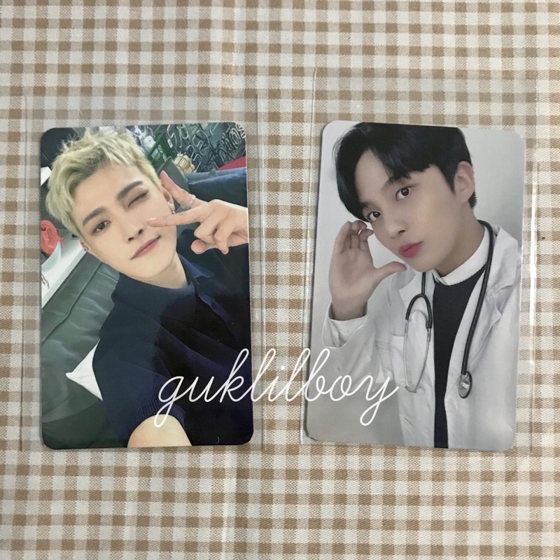 ATEEZ PC photocards hongjoong mmt 4.0 & jongho mmt job