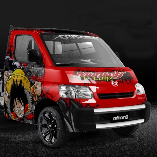 Decal pickup grandmax merah fullbody