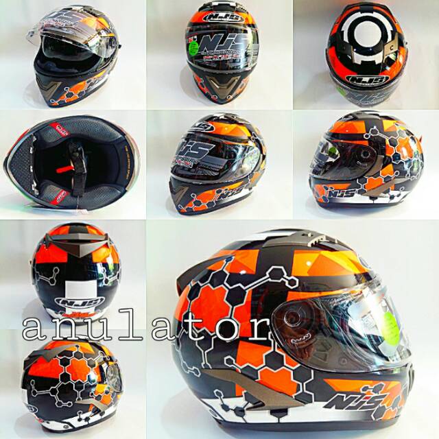 Helm NJS Shadow ianone max r max-r maxR motogp moto gp HJC model AGV