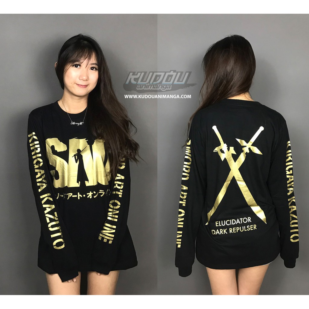 Longsleeve SAO Gold Sword Art Online Anime