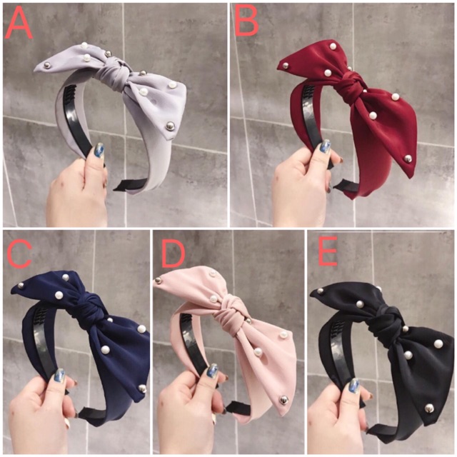 Bando-64 Bendo FASHION/Premium Bandana Simpul Twist Elastis Ala Korea Untuk Wanita