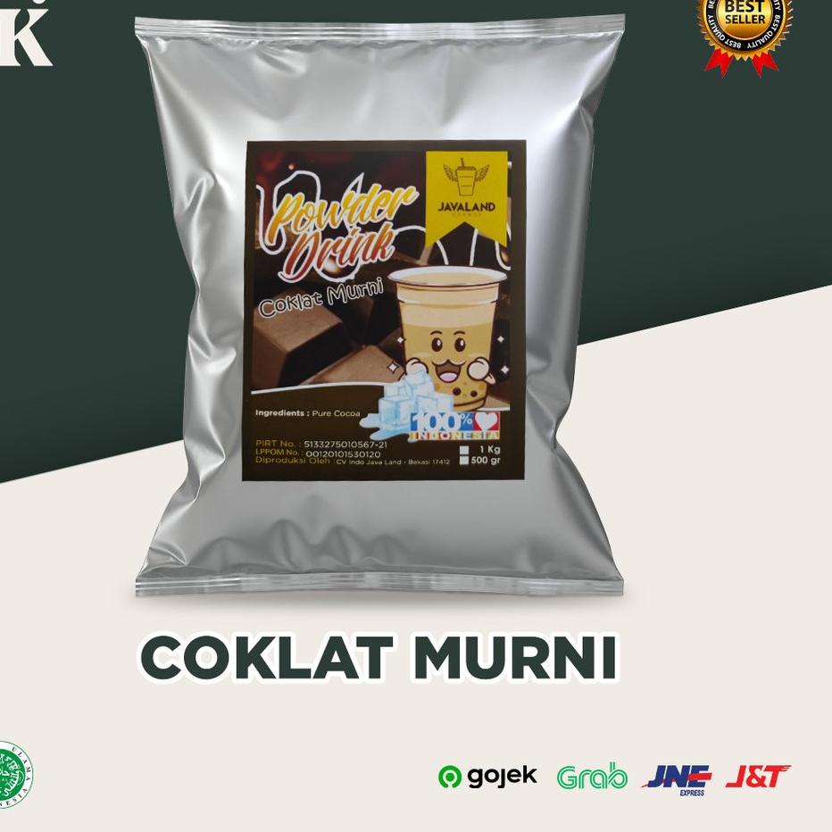 

9.9 Promo Brand Chocolate Powder / Bubuk Coklat Murni ORIGINAL Murah 1kg Javaland 
