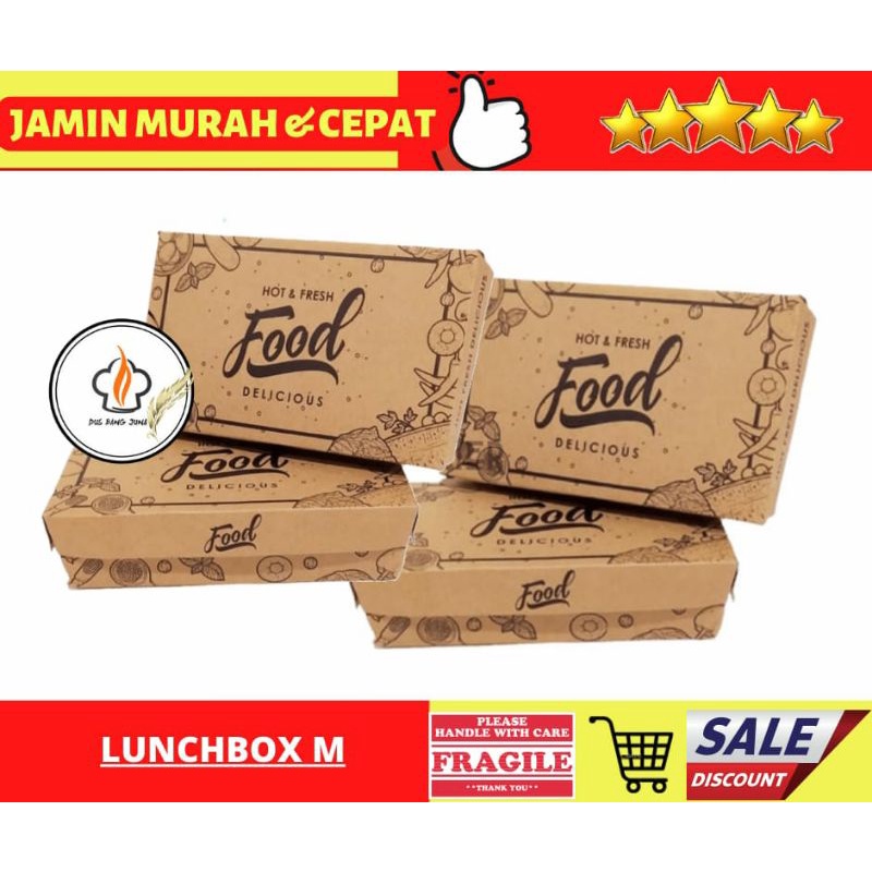 

LUNCH BOX M MOTIF/LUNCH BOX CETAK/DUS NASI/BOX MIE/DUS SNACK/DUS BOLU/DUS BROWNIES/DUS KUE/DUS KRAFT LAMINASI/BOX BROWNIES
