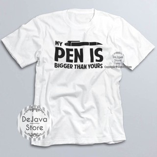 Kaos Distro My Pen Is Bigger Than Yours Lucu Tshirt Unisex Ori Baju Murah Populer 153 Shopee Indonesia
