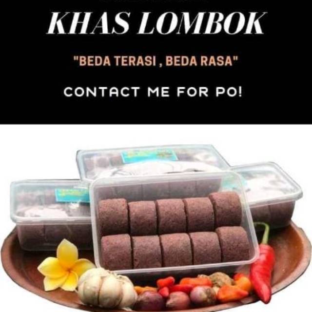 

ORI Terasi udang Lakara Salwa Lombok isi 12 biji, Terasi Oven dan terasi Bakar Oleh-oleh khas Lombok