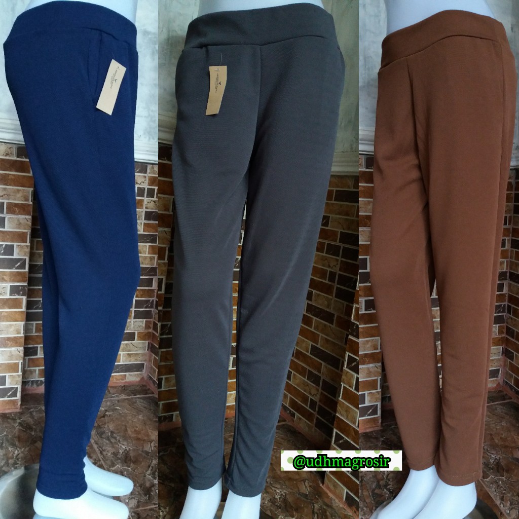 LUNA PANTS MATERIAL CREPE / CELANA MODIS WANITA KEKINIAN