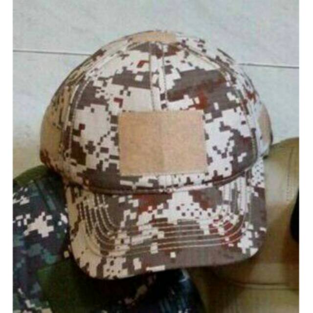 Topi perekat loreng gurun / Topi Baseball Tactical Loreng Gurun