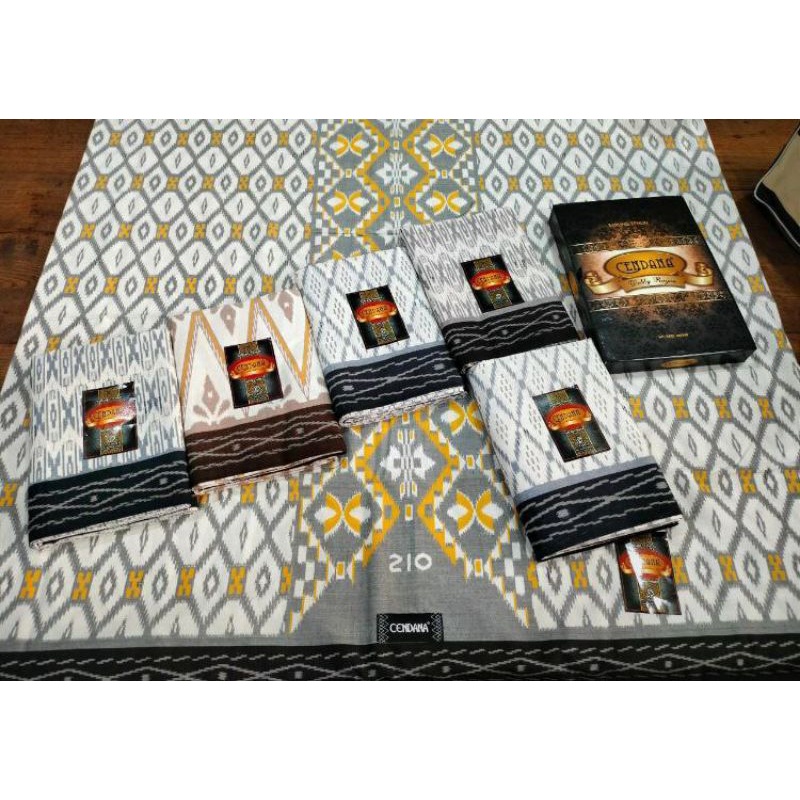 Sarung Goyor Cendana Motif Dobby|Sarung Cendana|Sarung tenun Cendana|Sarung Terbaru