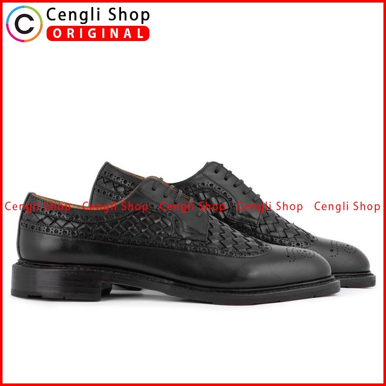 SEPATU FORMAL PRIA MARIO MINARDI ORIGINAL PANTOFEL KULIT HITAM MM10