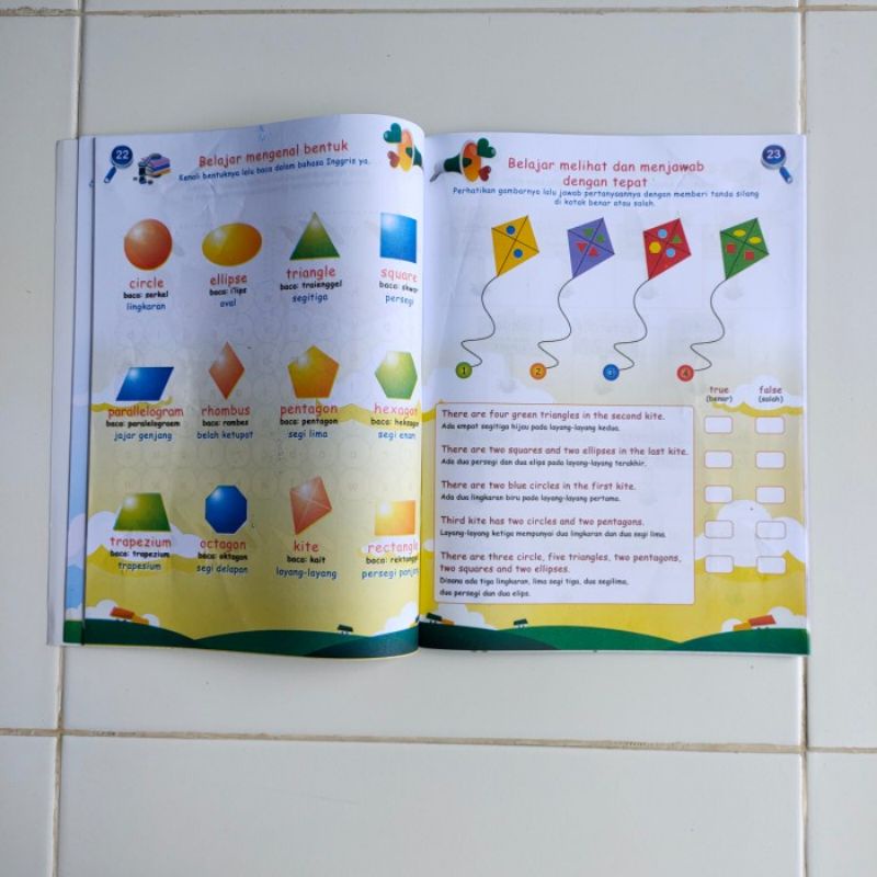 Buku Anak PAUD TK, Bermain dan Belajar Bahasa Inggris