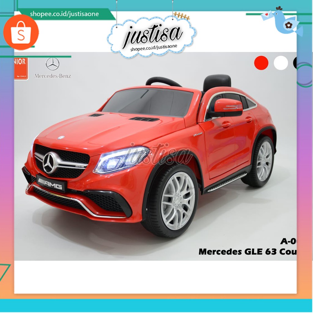 Promo !! Mobil Aki Anak Junior Mercedes GLE 63 Coupe A-005 Licensed/ Ride On - Mobil Remot Control dengan Aki