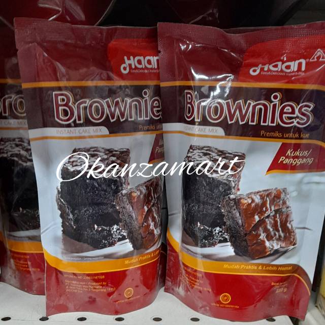 

Haan Brownies Instant Pack 230gr