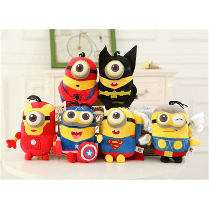 Boneka Minion Despicable Me Kostum Boneka Avengers Captain America Batman Spiderman Makassar