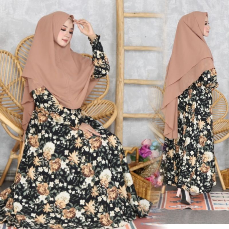 maxi gamis fairuz faizah series 3