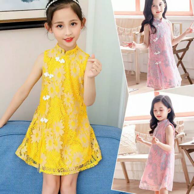 Dress cheongsam imlek