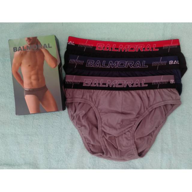 Balmoral celana dalam pria brief 3pcs CD.C.006