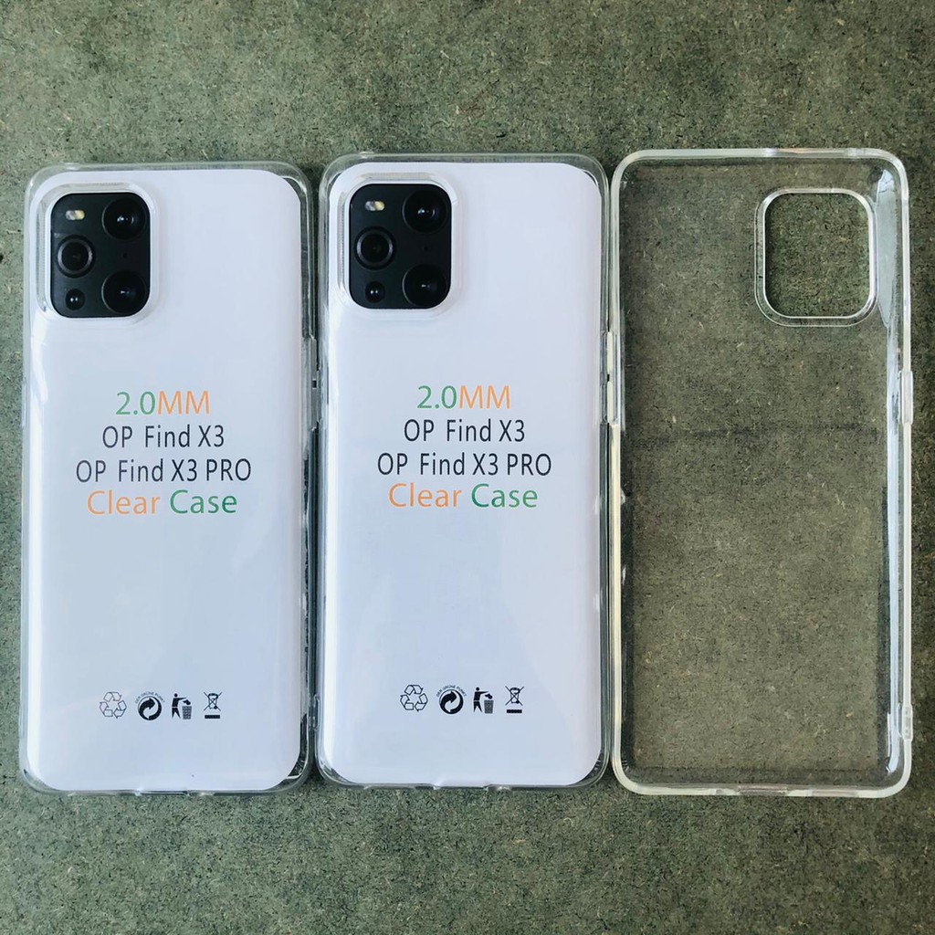 OPPO FIND X3 / FIND X3 PRO SILIKON JELLY CASE TRANSPARAN