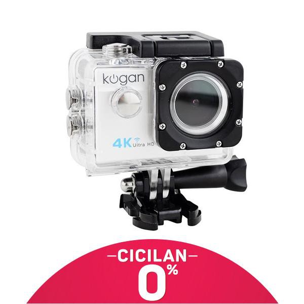 Kogan Action Camera 4K+ UltraHD - 16MP - Putih - WIFI - ORIGINAL SONY LENS