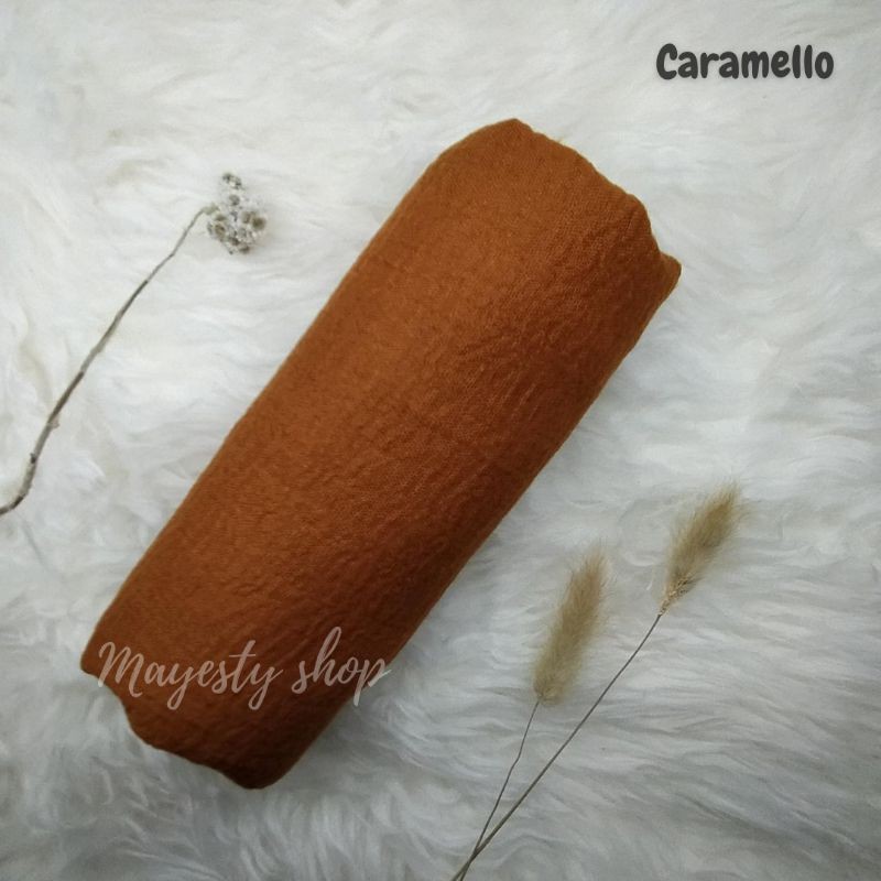 Pashmina Crinckle | Pashmina Shawl | Pashmina Arab | Pashmina Negro Part 2-Caramelo tua