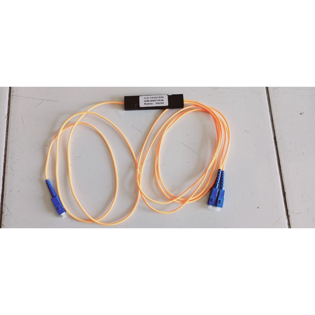 Kabel Splitter Fiber Optic Jumper Cable FBT SC/UPC 1M Passive Splitter 1:2 FTTH