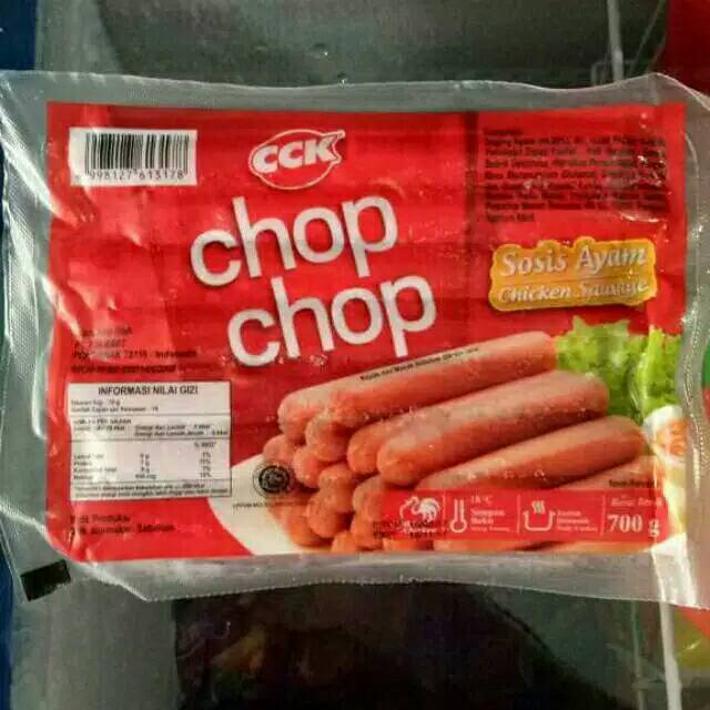 

Sosis Ayam Chop Chop Long isi 18s 700GR