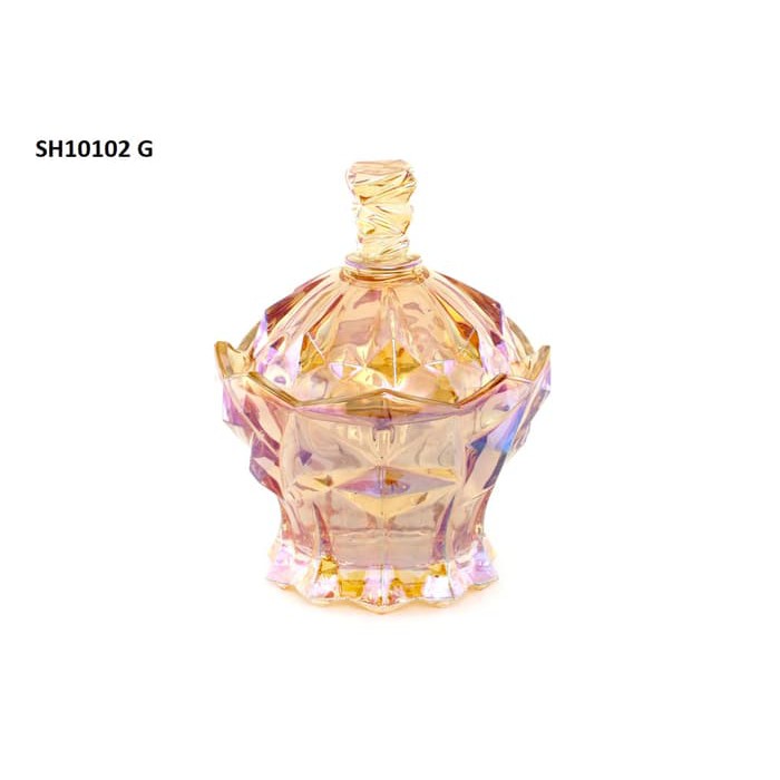 Diamond Candy Box SH10102-G (GOLD) Toples Kristal VICENZA- GARANSI
