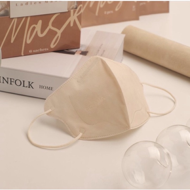 Pokana Icon Medical Mask SAND BEIGE - Box 12pcs