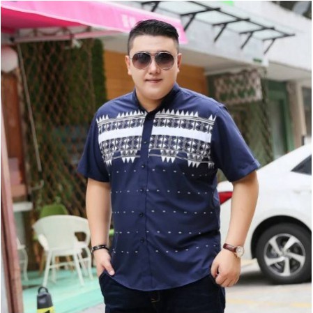 Baju BIG SIZE 6XL 5XL 4XL 3XL 2XL Kemeja JUMBO Pria Kemeja BIG SIZE