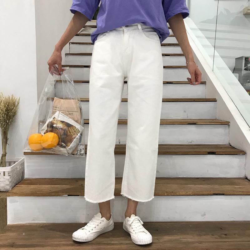  Celana  Jeans Panjang  Model  Longgar Lebar Lurus Bahan Jeans 