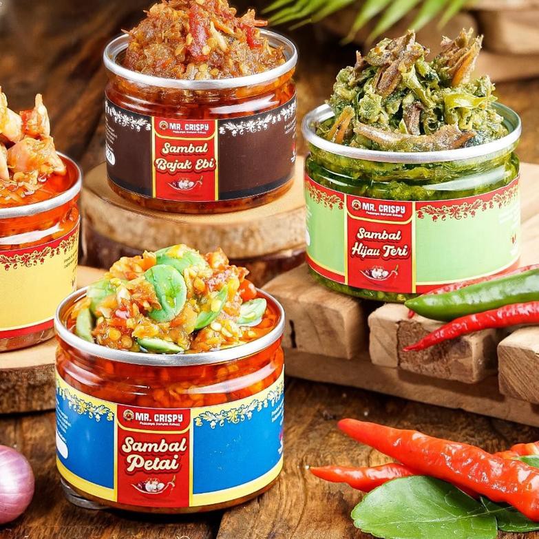 

♠ SAMBAL CUMI ASIN /PETAI-PETE/BAJAK EBI / TERI/ SAMBEL MR CRISPY ◌