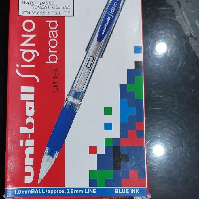 

Baru - roller ballpen uni-ball signo broad um-153 made in japan