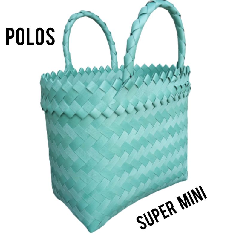 Tas Anyaman Plastik POLOS Super Mini/ Tas Hampers Polos Super Mini