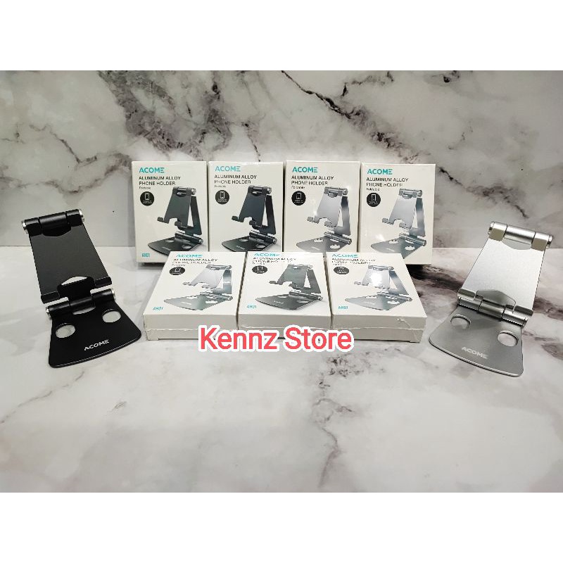 ACOME Phone Stand Holder Tablet iPad iPhone Alluminium Alloy AH01 - GREY